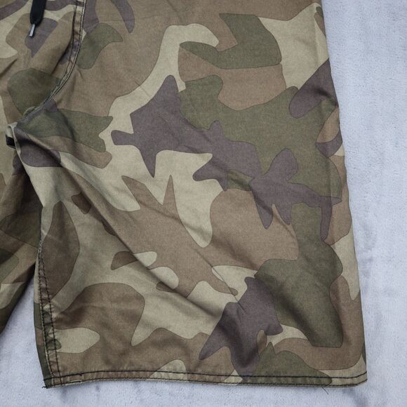 The Mountain Shorts Mens 30 Camouflage Military Bulldog Drawstring Bottoms - Picture 15 of 16